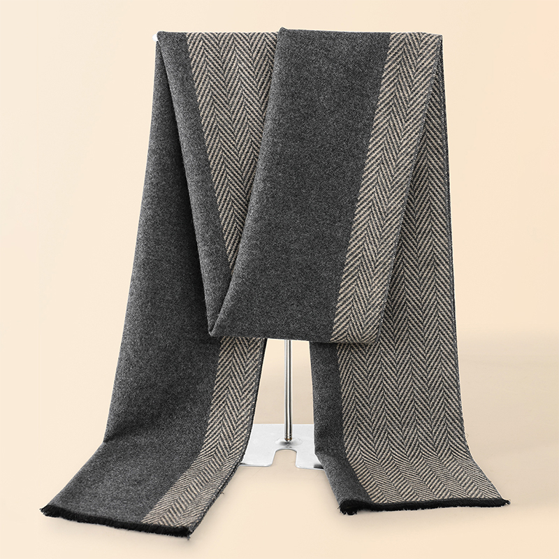 Muffler Men Wool - 럭셔리 겨울 남성 스카프 숄 따뜻한